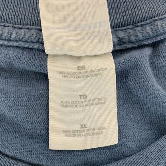 Ice Age Movie Blockbuster Video Promo T Shirt Mens Blue Cotton Gildan 2002 Y2K - Picture 6 of 9